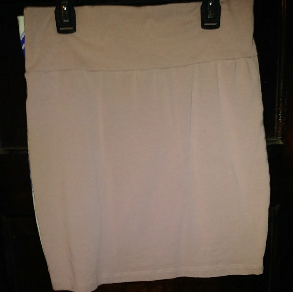 Blush Pencil Skirt